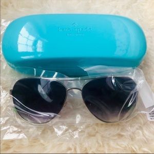 NIB KATE SPADE BLOSSOM GRADIENT AVIATOR 58mm